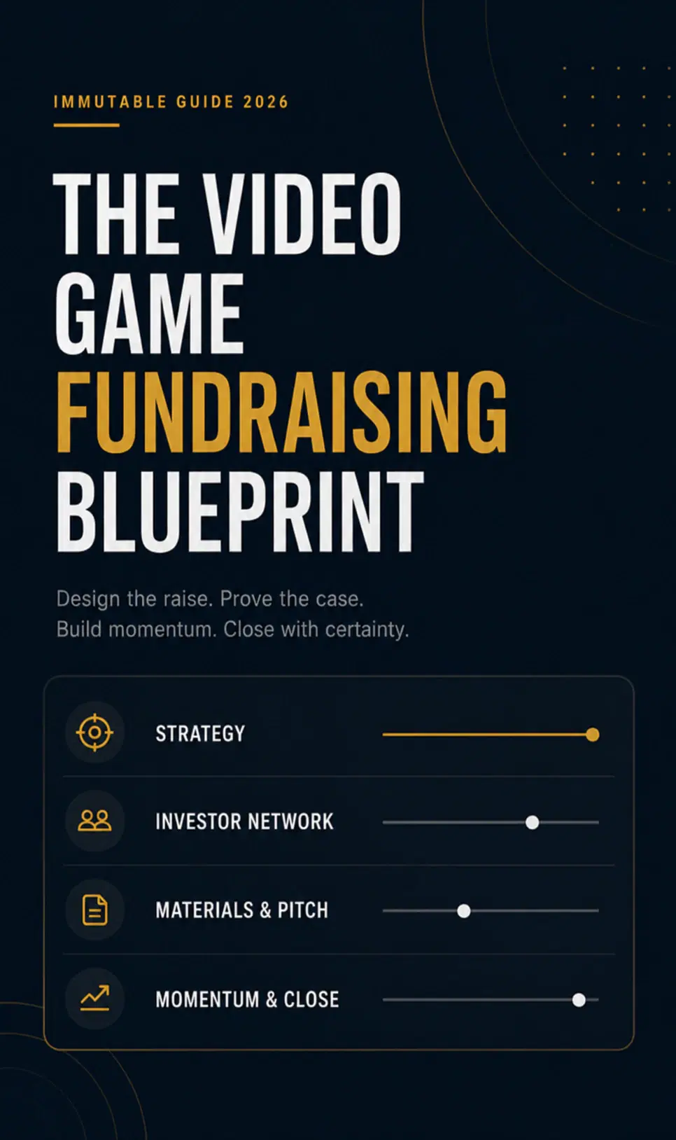 The Video Game Fundraising Blueprint