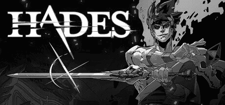 Hades capsule in grayscale — title, subject, and background on distinct value layers